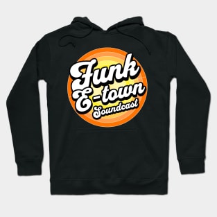 FUNK E-TOWN SOUNDCAST  - Staged Gradient Logo (Orange/Yellow) Hoodie